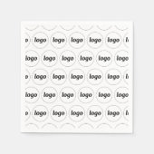 Einfaches Logo-Muster Serviette (Vorderseite)