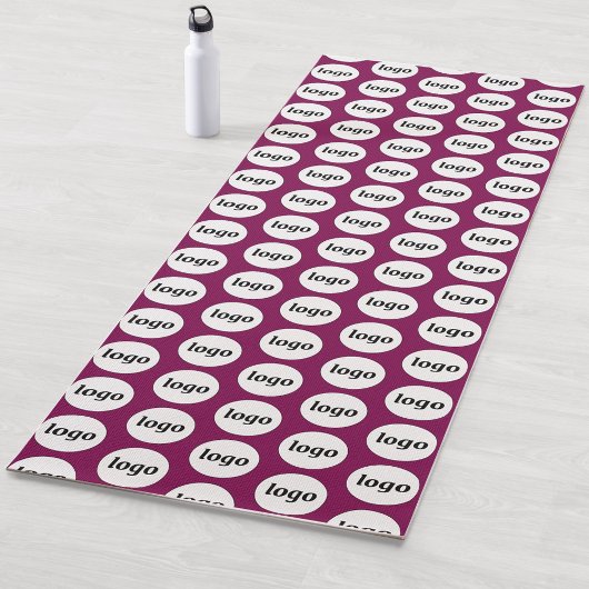 Einfaches Logo Muster Werbewein Yogamatte