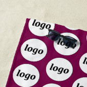 Einfaches Logo-Muster Werbezeitschrift für Unterne Strandtuch (Beispiel)