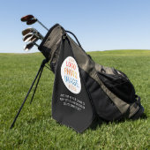 Einfaches Logo oder Personalisiertes Foto Golfhandtuch (Gras)