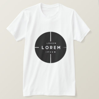 Einfaches Logo- und Text Business-T-Shirt – Minima T-Shirt