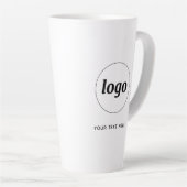 Einfaches Logo und Text für Geschäftsförderung Milchtasse (Rechte Ecke)