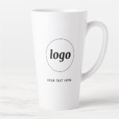 Einfaches Logo und Text für Geschäftsförderung Milchtasse (Rechts)