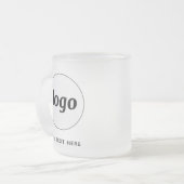 Einfaches Logo und Text Geschäft Mattglastasse (Vorderseite Links)