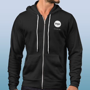 Einfaches Logo und Text-Wappen-Geschäft Hoodie