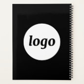 Einfaches Logo- und Textförderungsgeschäft Planer (Rückseite)