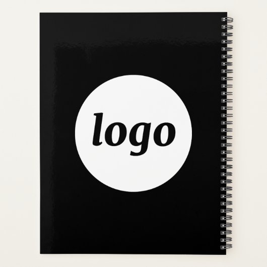 Einfaches Logo- und Textförderungsgeschäft Planer (Rückseite)