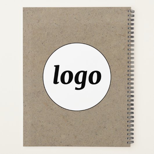 Einfaches Logo- und Textförderungsgeschäft Planer (Rückseite)