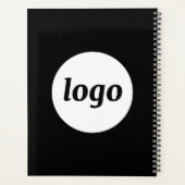 Einfaches Logo- und Textförderungsgeschäft Planer (Rückseite)