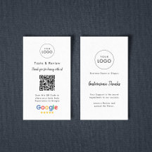 Einfaches Logo von Google Review QR Code