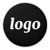 Einfaches Logo-WerbeBranding Keramikknauf (Vorderseite)
