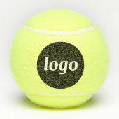 Einfaches Logo-WerbeBranding Tennisbälle (Rückseite)