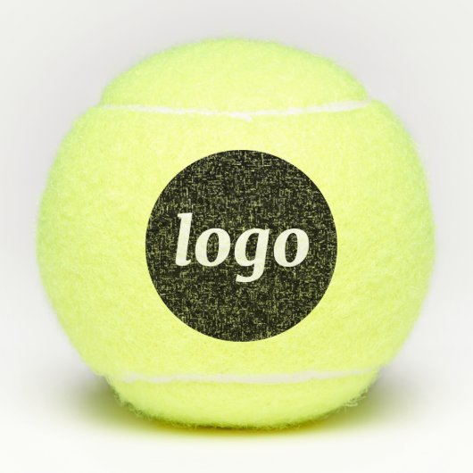 Einfaches Logo-WerbeBranding Tennisbälle (Vorderseite)