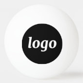 Einfaches Logo-WerbeBranding Tischtennisball (Vorderseite)