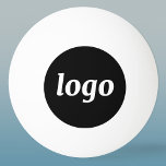 Einfaches Logo-WerbeBranding Tischtennisball<br><div class="desc">Fügen Sie diesem Design Ihr eigenes Logo hinzu. Minimalistisch und beruflich. Günstig als Werbemittel für Ihre Mitarbeiter,  Kunden und Kunden. Perfekt als Geschenkartikel für eine Messe oder eine Firmenveranstaltung,  um die Markentreue zu fördern.</div>