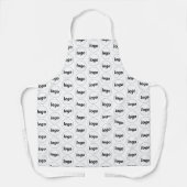 Einfaches Logo-Werbemuster Schürze (Vorderseite)