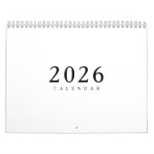 Einfaches Luxus-Design-Kalender Kalender (Titelbild)