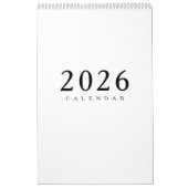 Einfaches Luxus-Design-Kalender Kalender (Titelbild)