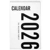 Einfaches Luxus-Design-Kalender Kalender (Titelbild)