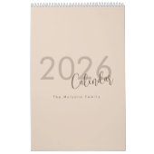 Einfaches Luxus-Design-Kalender Kalender (Titelbild)