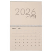 Einfaches Luxus-Design-Kalender Kalender (Jan 2027)