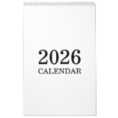 Einfaches Luxus-Design-Kalender Kalender (Titelbild)