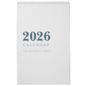Einfaches Luxusdesign Kalender (Titelbild)