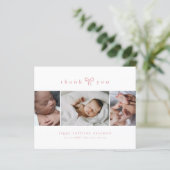 Einfaches Mädchen mit Schleife Foto Collage Baby (Stehend Vorderseite)