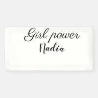 einfaches Mädchen Power hinzufügen Namen Text Imag