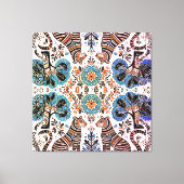 einfaches madhubanisches Gemälde Leinwanddruck (Vorderseite)