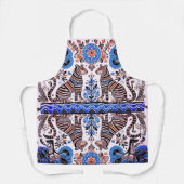 einfaches madhubanisches Gemälde Schürze (Vorderseite)