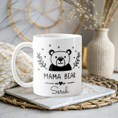 Einfaches Mama Bär Elegante Mama Personalisiert Kaffeetasse