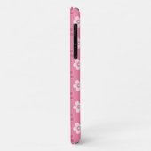 einfaches, massives rosa Muster, kleiner Fluss Case-Mate iPhone Hülle (Hinten/Links)