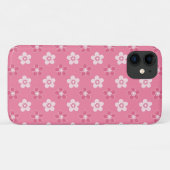 einfaches, massives rosa Muster, kleiner Fluss Case-Mate iPhone Hülle (Rückseite (Horizontal))