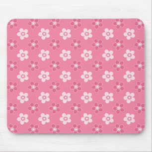 einfaches, massives rosa Muster, kleiner Fluss Mousepad