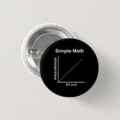 Einfaches Mathe Button (Vorne & Hinten)