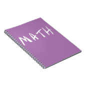 Einfaches MATHE Notizbuch Notizblock (Rechte Seite)