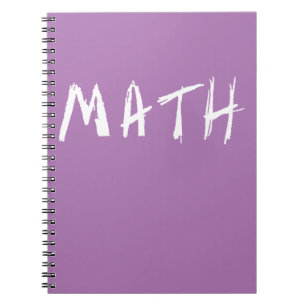Einfaches MATHE Notizbuch Notizblock