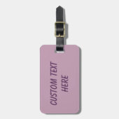 Einfaches Maul-Nebel Gepäckanhänger (Vorderseite vertikal)