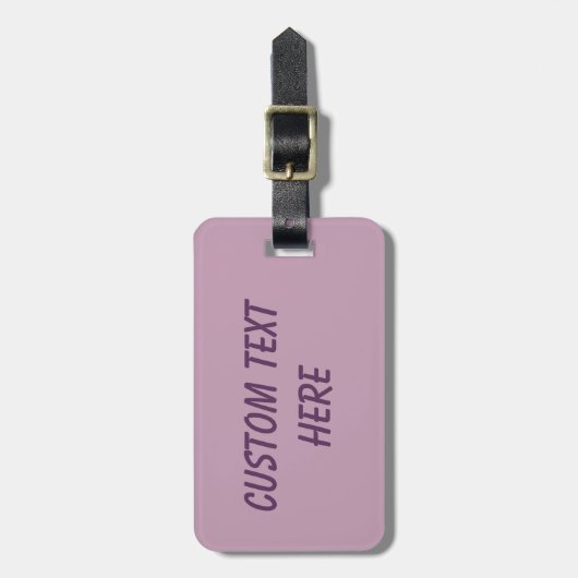 Einfaches Maul-Nebel Gepäckanhänger (Vorderseite vertikal)