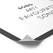 Einfaches Meilenstein des ersten Jahres Poster (Ecke)