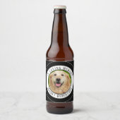 Einfaches Memorandum für benutzerdefinierte Beglei Bierflaschenetikett (Vorderseite)