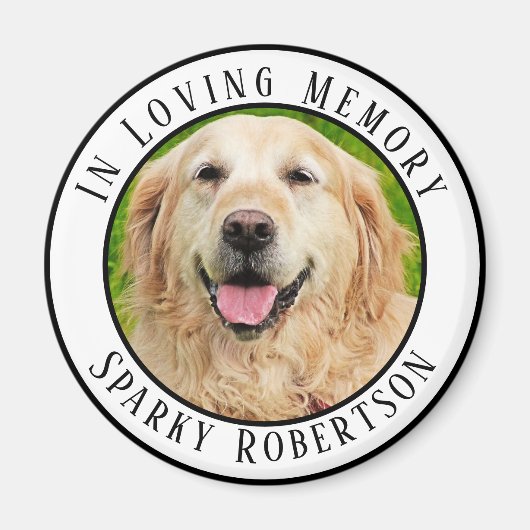 Einfaches Memorandum für benutzerdefinierte Beglei Magnet (Vorne)