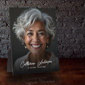 Einfaches Memorial-Foto und benutzerdefinierter Te Fotoplatte