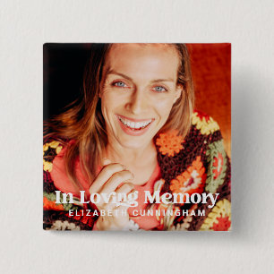 Einfaches Memorial für benutzerdefiniertes Foto Button