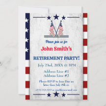 Einfaches militärisches Party - Patriotische ameri