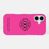 Einfaches Minimal Custom Business Company Logo iPh iPhone 16 Hülle (Rückseite (Horizontal))