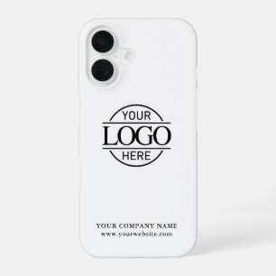 Einfaches Minimal Custom Business Company Logo iPhone 16 Hülle