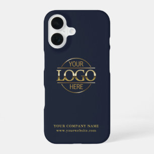 Einfaches Minimal Custom Business Firmenlogo iPhone 16 Hülle