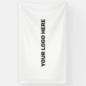 EINFACHES MINIMAL-CUSTOM-GESCHÄFTSLOGO HIER BANNER (Vertikal)